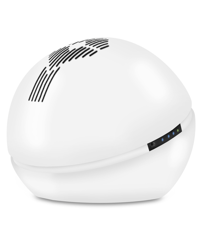 Globo purificateur blanc